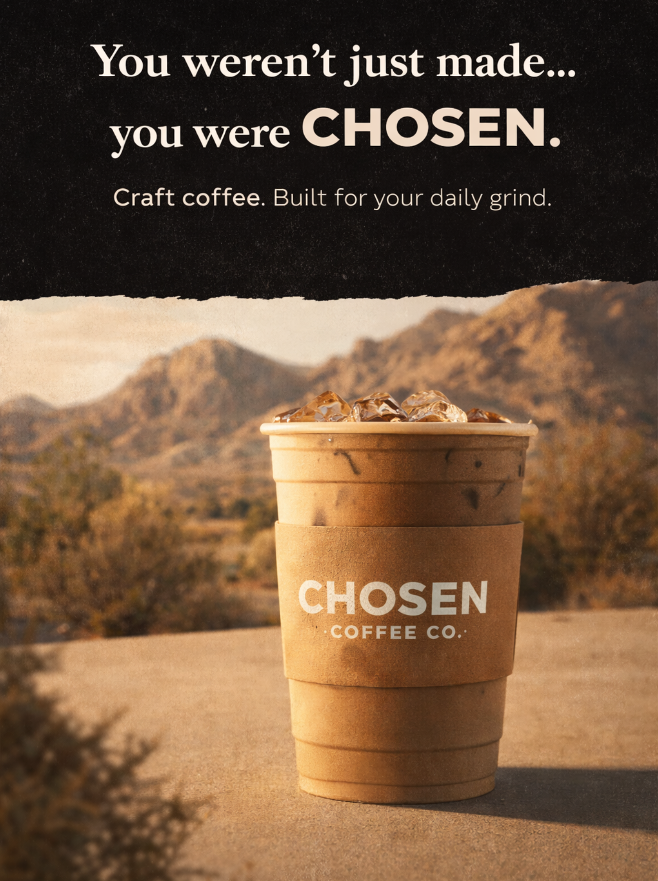 Chosen Coffee seasonal promotion